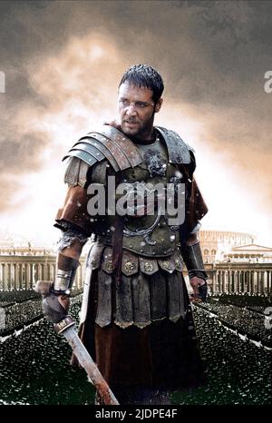 RUSSELL CROWE, gladiator, 2000 Foto Stock