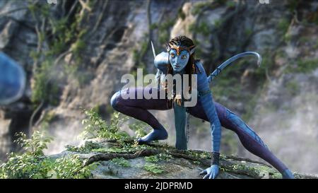 ZOE SALDANA, AVATAR, 2009, Foto Stock