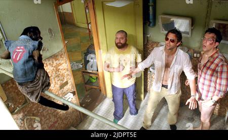 GALIFIANAKIS, COOPER, HELMS, THE HANGOVER PARTE II, 2011, Foto Stock