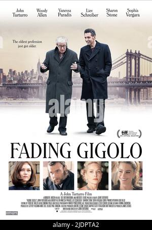 ALLEN,TURTURRO,PARADIS,SCHREIBER,PIETRA,POSTER, AFFIEVOLIMENTO GIGOLO, 2013, Foto Stock