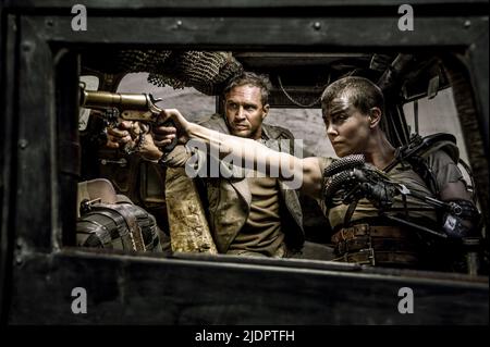 HARDY, THERON, MAD MAX: FURY ROAD, 2015, Foto Stock