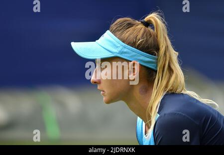 Lesia Tsurenko (Ucraina) in qualifica al Rothsay International, 18th giugno 2022 Foto Stock