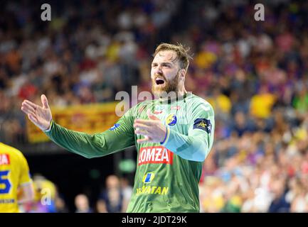 Giubilato Andreas WOLFF (Kielce) Handball Champions League Final Four, semifinali, Telekom Veszrem HC vs. Lomza vive Kielce 35:37, il 18th giugno 2022 a Koeln/ Germania. Â Foto Stock