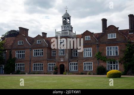 Rothamsted Manor situato in Harpenden Rural, Hertfordshire Inghilterra Regno Unito Foto Stock