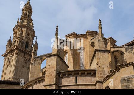 Spagna, Santo Domingo de la Calzada. Cattedrale di Santo Domingo de la Calzada. Foto Stock