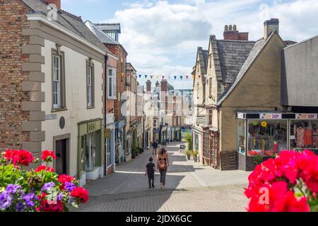 Upper High Street, Stroud, Gloucestershire, Inghilterra, Regno Unito Foto Stock