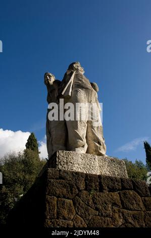 06 dicembre 2013 Europa. Italia, Roma, Mausoleo delle tombe Ardeatine dove i nazisti nel 1944 uccisero 335 romani all'interno delle cave come rappresaglia Foto Stock