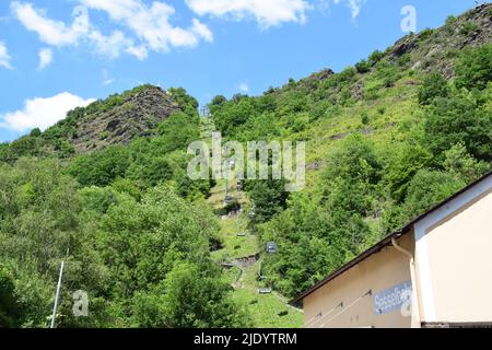 Seggiovia a Cochem Foto Stock