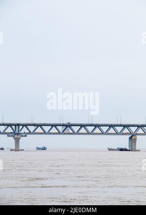 Il sogno del ponte Padma del Bangladesh è pronto per essere utilizzato. Domani il 25 giugno 2022, Foto Stock