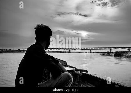 Il sogno del ponte Padma del Bangladesh è pronto per essere utilizzato. Domani il 25 giugno 2022, Foto Stock