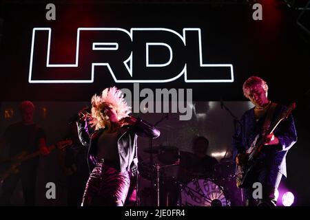 Roma, Italia. 23rd giugno 2022. La Rappresentante di Lista durante il concerto MYM Ciao Ciao Edizione Tour, 23th giugno 2022 a Rock in Roma, Ippodromo Capannelle, Roma, Italia Credit: Independent Photo Agency/Alamy Live News Foto Stock