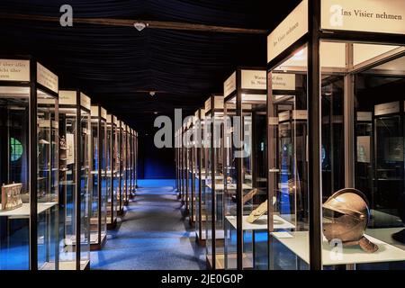 Proverbi nel Museo della Contea di Mark in Altena Castello, Altena, Sauerland, Renania settentrionale-Vestfalia, Germania Foto Stock