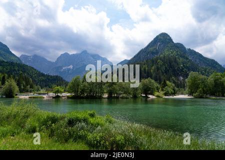 Lago Jasna in Slovenia Foto Stock