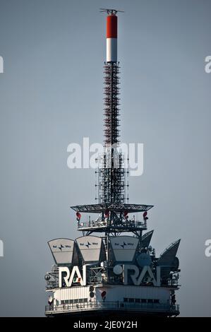 Milano, Torre RAI. Foto Stock