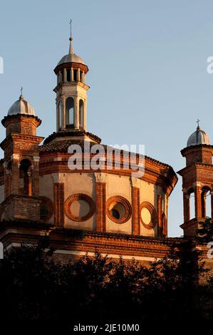 Milano, Basilica di Sant Eustorgio, Cappella Portinari, esterno. Foto Stock