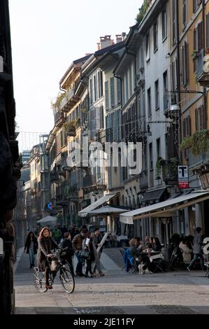 Quartiere di Brera. Foto Stock