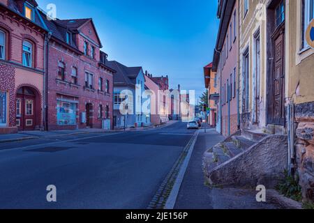 NEUSTADT BEI COBURG, BAVIERA, GERMANIA - CIRCA MAGGIO 2022: Il paesaggio urbano della città di Neustadt bei Coburg, Germania. Foto Stock