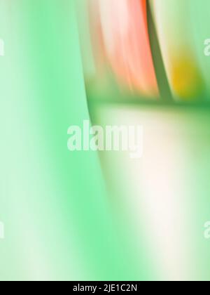 Bokeh sfocato colorato sfocatura galleria d'arte sfondo astratto. Astratta sfocatura mostra hall corridoio sfondo. Foto Stock