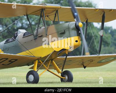 Headcorn, Kent, Regno Unito. 24th giugno 2022. Il primo giorno della Battaglia di Gran Bretagna airshow a Headcorn aerodrome, Kent. Credit: James Bell/Alamy Live News Foto Stock