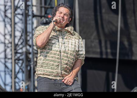 Firenze Italia 17 Giugno 2022 i fiori di Ramona vivono a Firenze Rocks © Andrea Ripamonti / Alamy Foto Stock