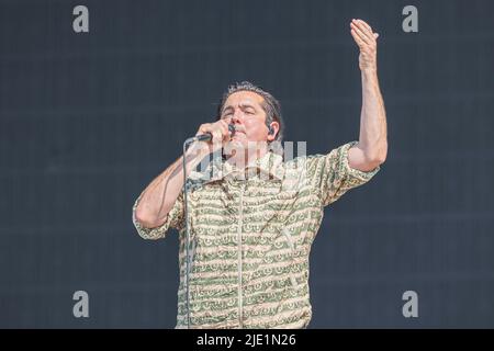 Firenze Italia 17 Giugno 2022 i fiori di Ramona vivono a Firenze Rocks © Andrea Ripamonti / Alamy Foto Stock