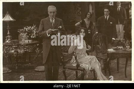 Idillio tragico 007 - film muto italiano Foto Stock