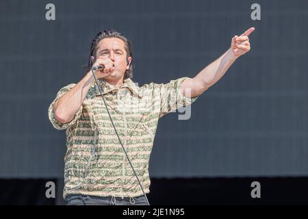 Firenze Italia 17 Giugno 2022 i fiori di Ramona vivono a Firenze Rocks © Andrea Ripamonti / Alamy Foto Stock