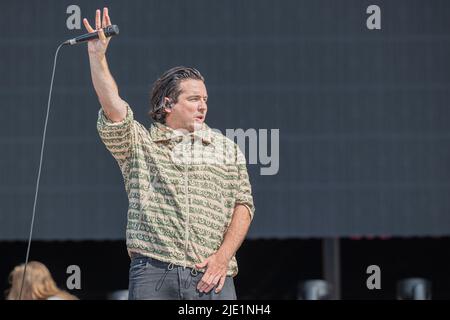 Firenze Italia 17 Giugno 2022 i fiori di Ramona vivono a Firenze Rocks © Andrea Ripamonti / Alamy Foto Stock