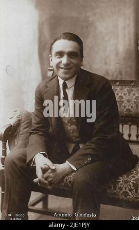 Ritratto di Antonio Gandusio 004 - attore italiano dell'era del cinema muto Foto Stock