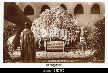 Ritratto di Paul Richter in Die Nibelungen  Siegfried (1924) - cinema tedesco weimar era (1918 - 1935) Foto Stock