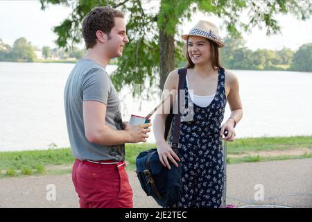 BEN PLATT, HAILEE STEINFELD, passo perfetto 2, 2015 Foto Stock