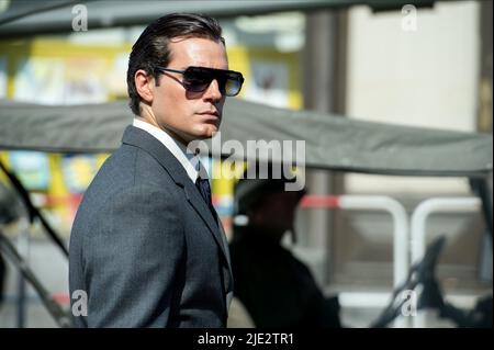 HENRY CAVILL, l'uomo dall'U.N.C.L.E., 2015 Foto Stock