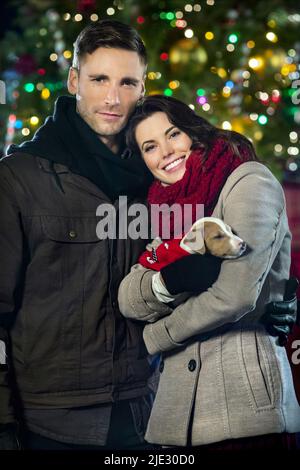 MEGHAN ORY, ANDREW W. WALKER, DEBBIE MACOMBER'S DASHING THROUGH THE SNOW, 2015 Foto Stock