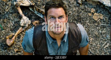 CHRIS PRATT, mondo giurassico, 2015 Foto Stock