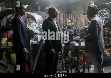 PAUL WALKER, vin diesel, Kurt Russell, Fast e Furious 7, 2015 Foto Stock