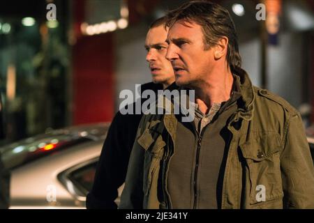 JOEL KINNAMAN, LIAM NEESON, eseguire tutta la notte, 2015 Foto Stock