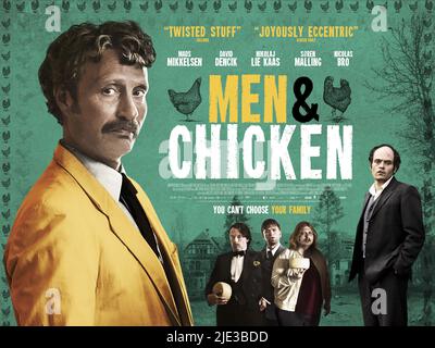 MIKKELSEN,MALLING,KAAS,BRO,DENCIK, UOMINI E POLLO, 2015 Foto Stock