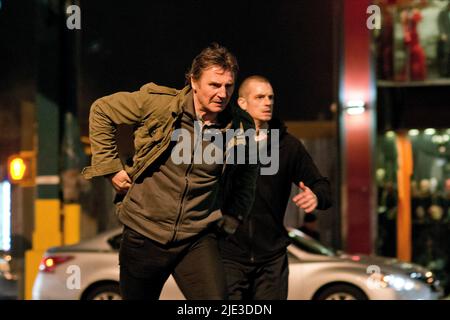 NEESON,KINNAMAN, eseguire tutta la notte, 2015 Foto Stock