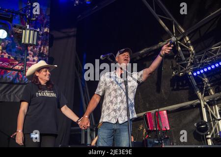 Artisti sul palco al Watchet 2021 con: Atmosphere dove: Watchet, Regno Unito quando: 31 ago 2021 credito: Anthony Stanley/WENN Foto Stock