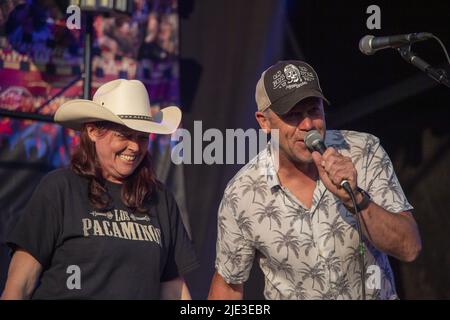 Artisti sul palco al Watchet 2021 con: Atmosphere dove: Watchet, Regno Unito quando: 31 ago 2021 credito: Anthony Stanley/WENN Foto Stock