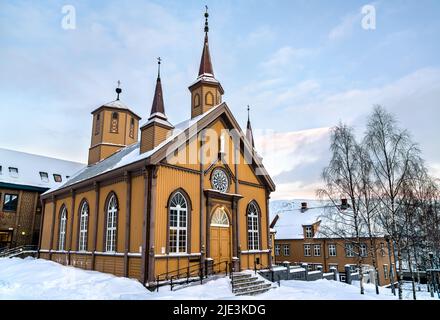 Cattedrale di nostra Signora a Tromso, Norvegia Foto Stock