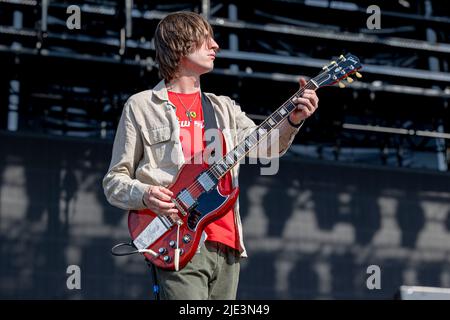 Firenze Rocks Italy 17 June 2022 The Mysteriness - Live in Florence at Visarno Arena © Andrea Ripamonti / Alamy Foto Stock