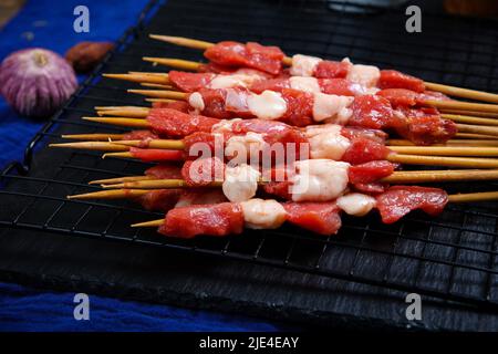 A small amount of mutton string Stock Photo