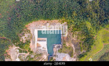 Mines greening vegetation ecology environment Stock Photo