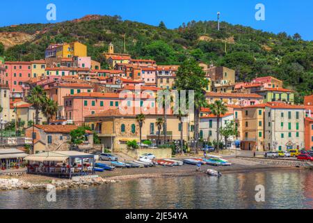 Rio Marina, Rio, Elba, Toscana, Italia Foto Stock