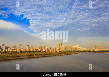 Zhejiang ningbo yinzhou turismo fiume fenghua Foto Stock