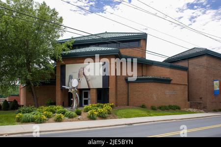 BOONE, NC, USA-20 GIUGNO 2022: Appalachian state University Center for Visual Arts Foto Stock