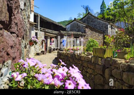 La fossa dei lees, un antico villaggio Foto Stock