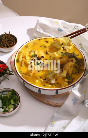 Bollito di filetto di pesce Foto Stock