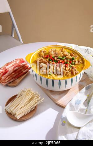 Manzo, rotoli di montone Foto Stock